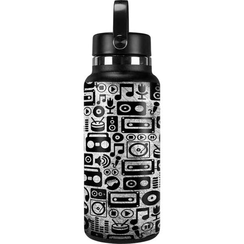 Music Pattern Hydro Flask 32oz Wide Mouth Skin